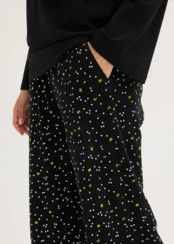 Pijama de algodón puro con estampado brillante