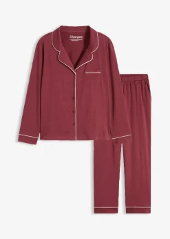 Pijama de algodón puro con botones
