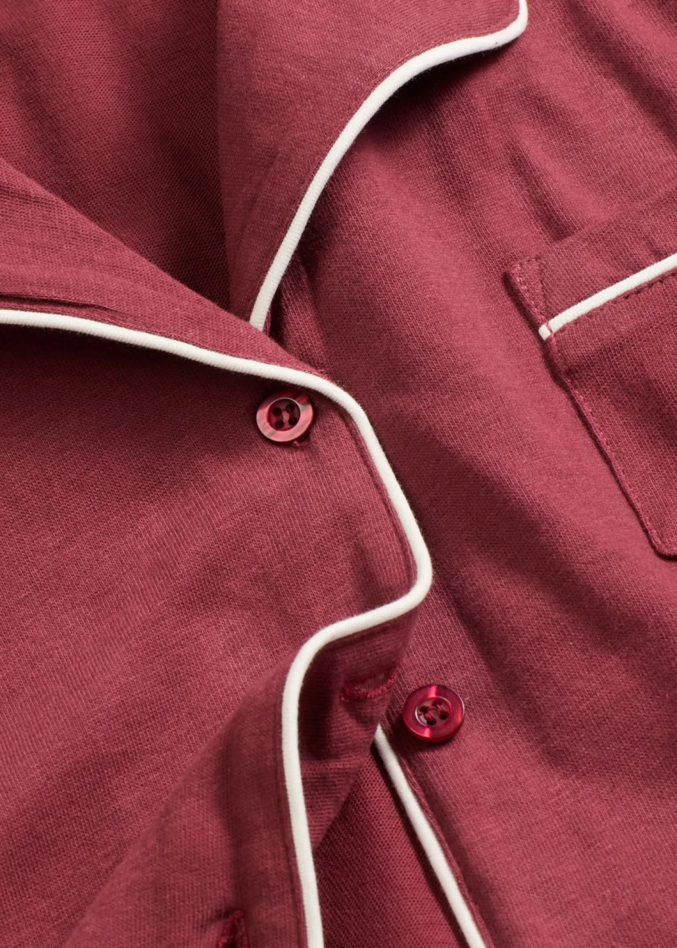 Pijama de algodón puro con botones