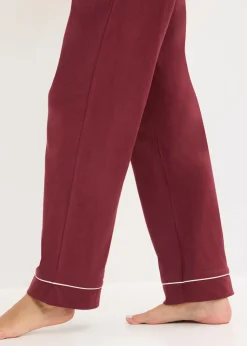 Pijama de algodón puro con botones
