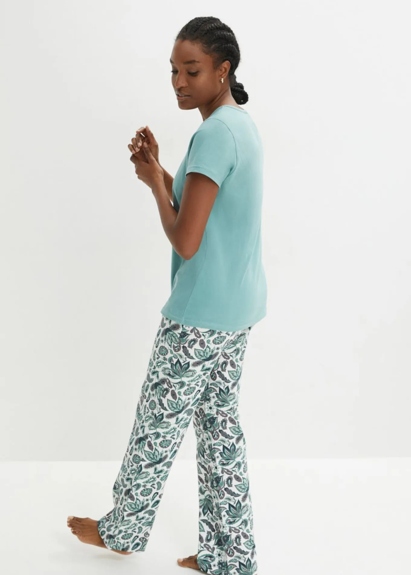 Pijama de algodón puro (3 piezas)
