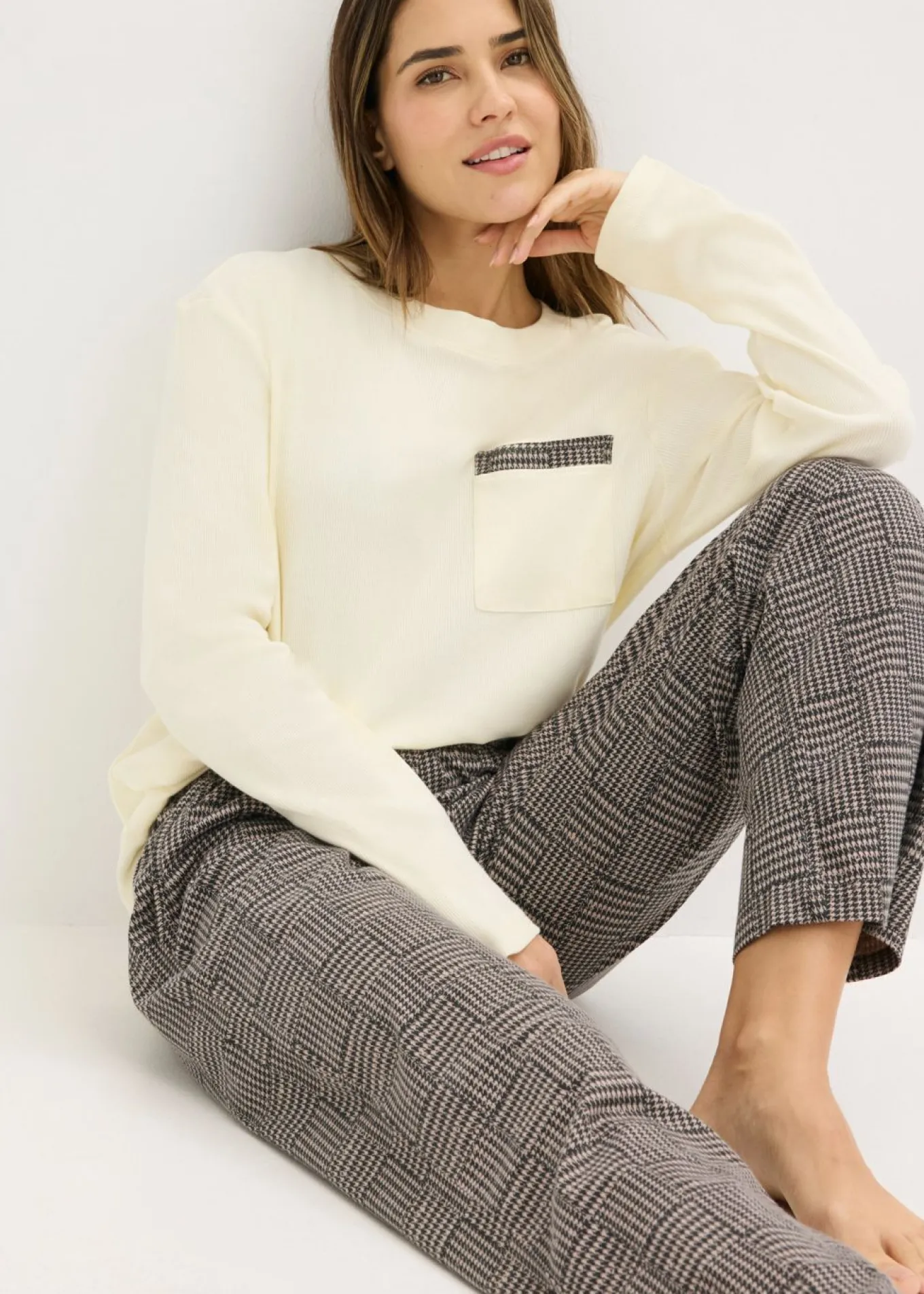 Pijama de algodón suave