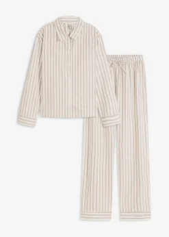 Pijama de algodón tejido con corte holgado