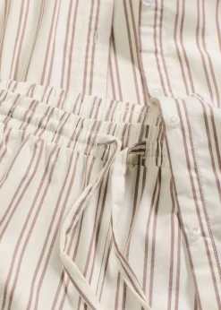 Pijama de algodón tejido con corte holgado