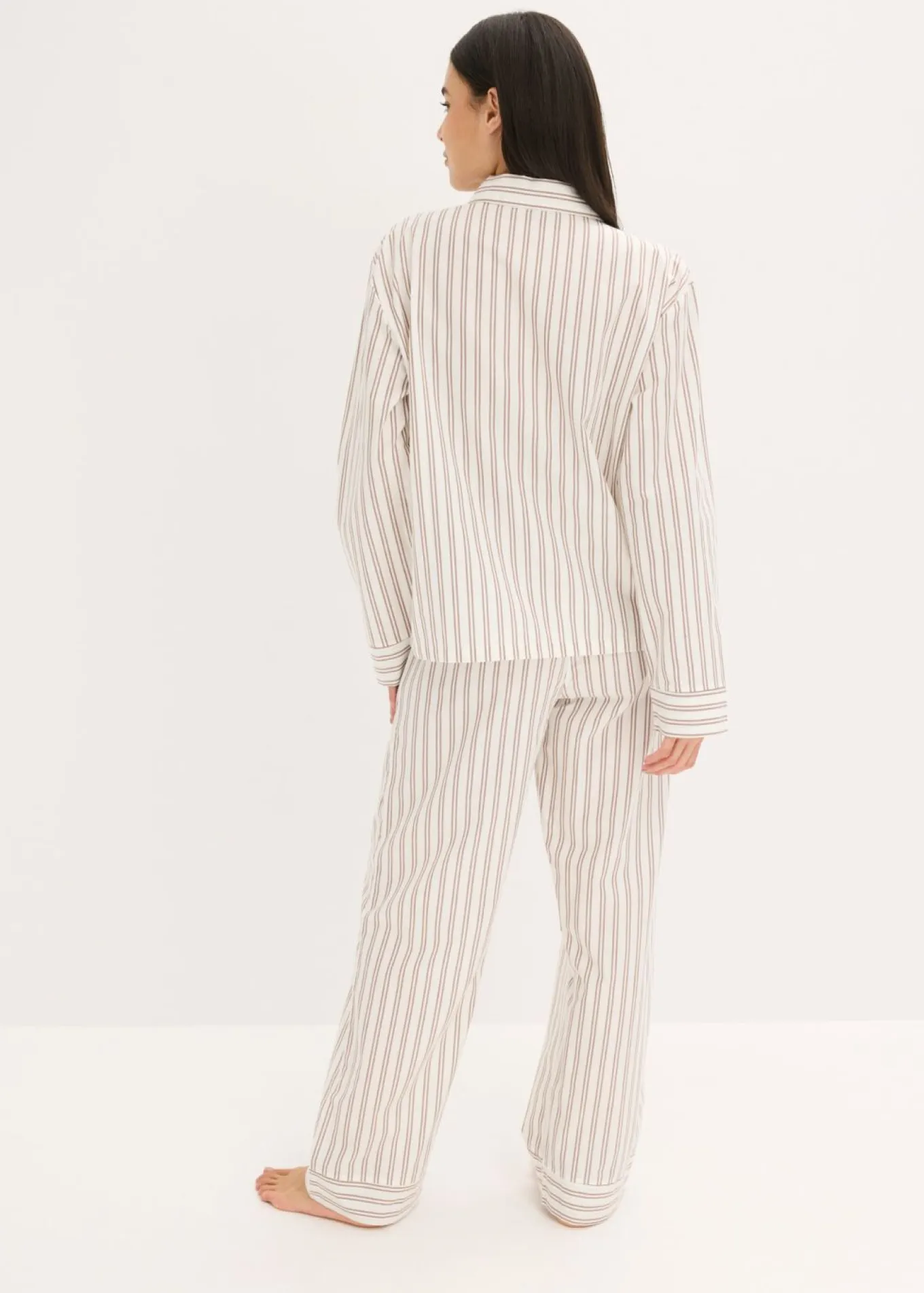 Pijama de algodón tejido con corte holgado