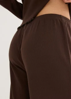 Pijama de canalé con botones