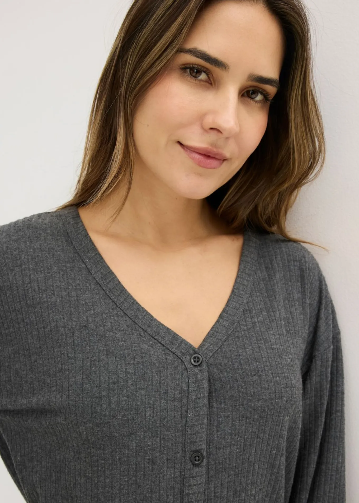 Pijama de canalé suave