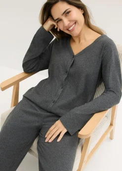 Pijama de canalé suave