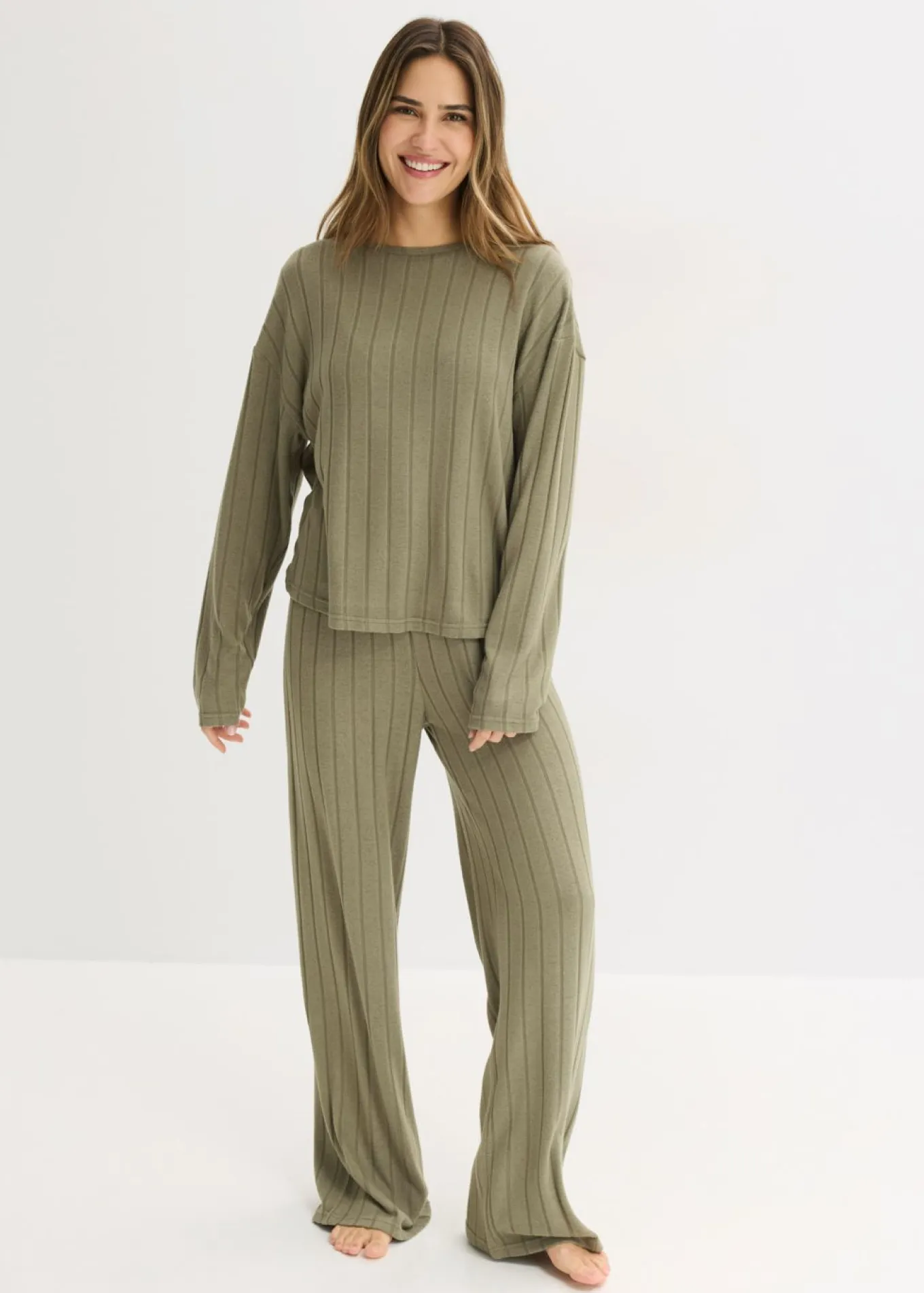 Pijama de canalé suave