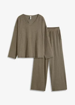 Pijama de canalé suave