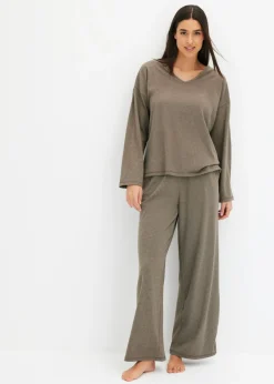 Pijama de canalé suave