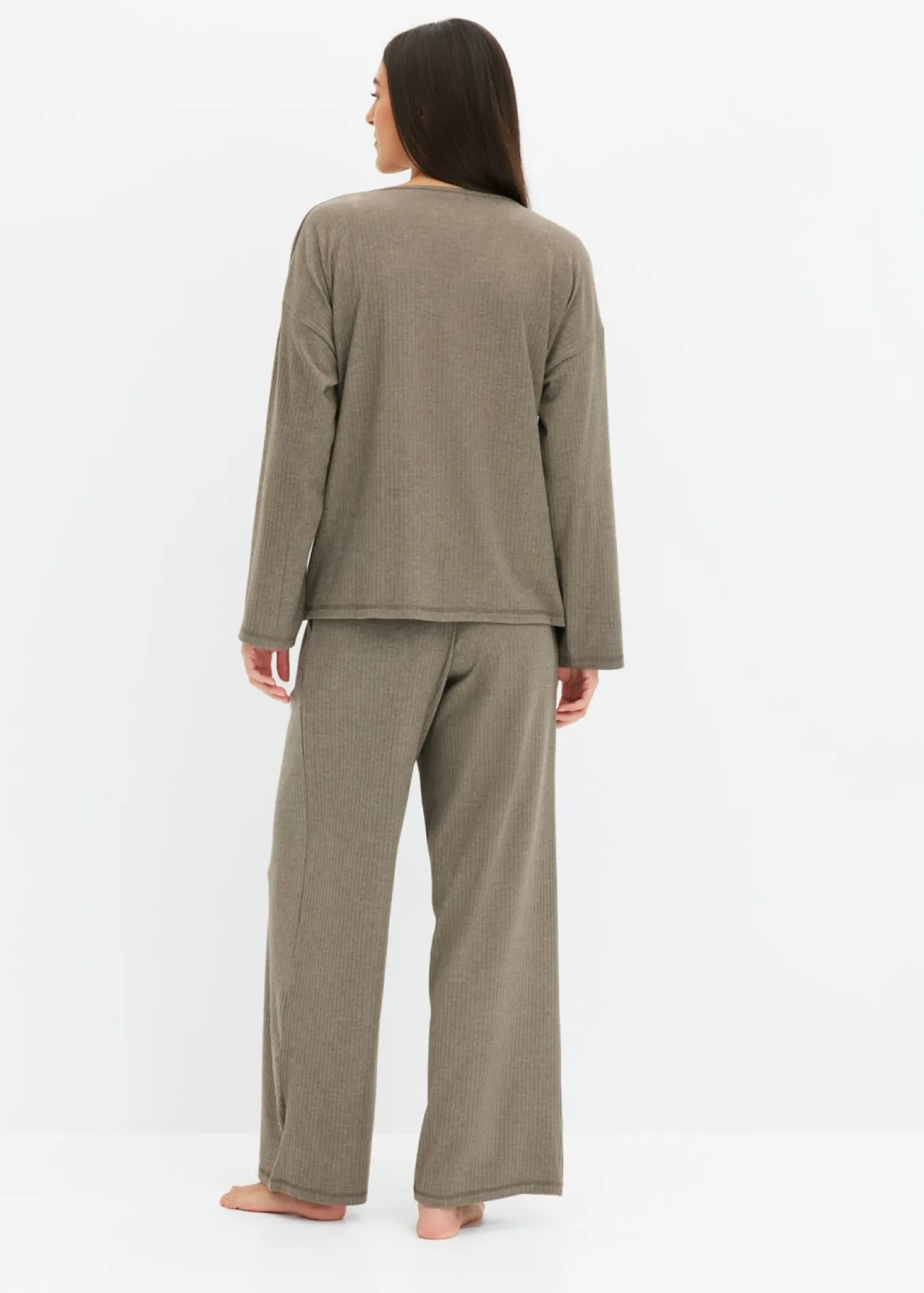 Pijama de canalé suave