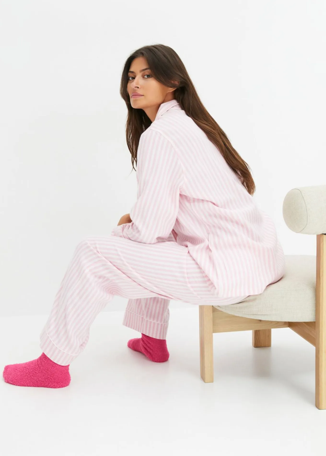 Pijama de franela con bolsa regalo
