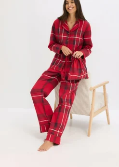 Pijama de franela de suave algodón con bolsa de regalo