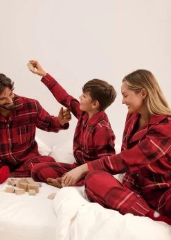 Pijama de franela de suave algodón con bolsa de regalo