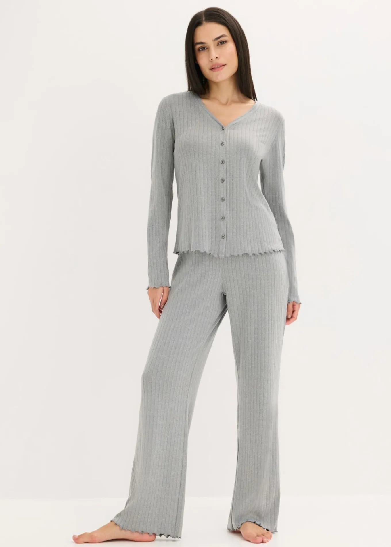 Pijama de pointelle suave