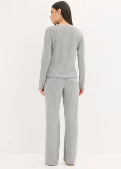 Pijama de pointelle suave