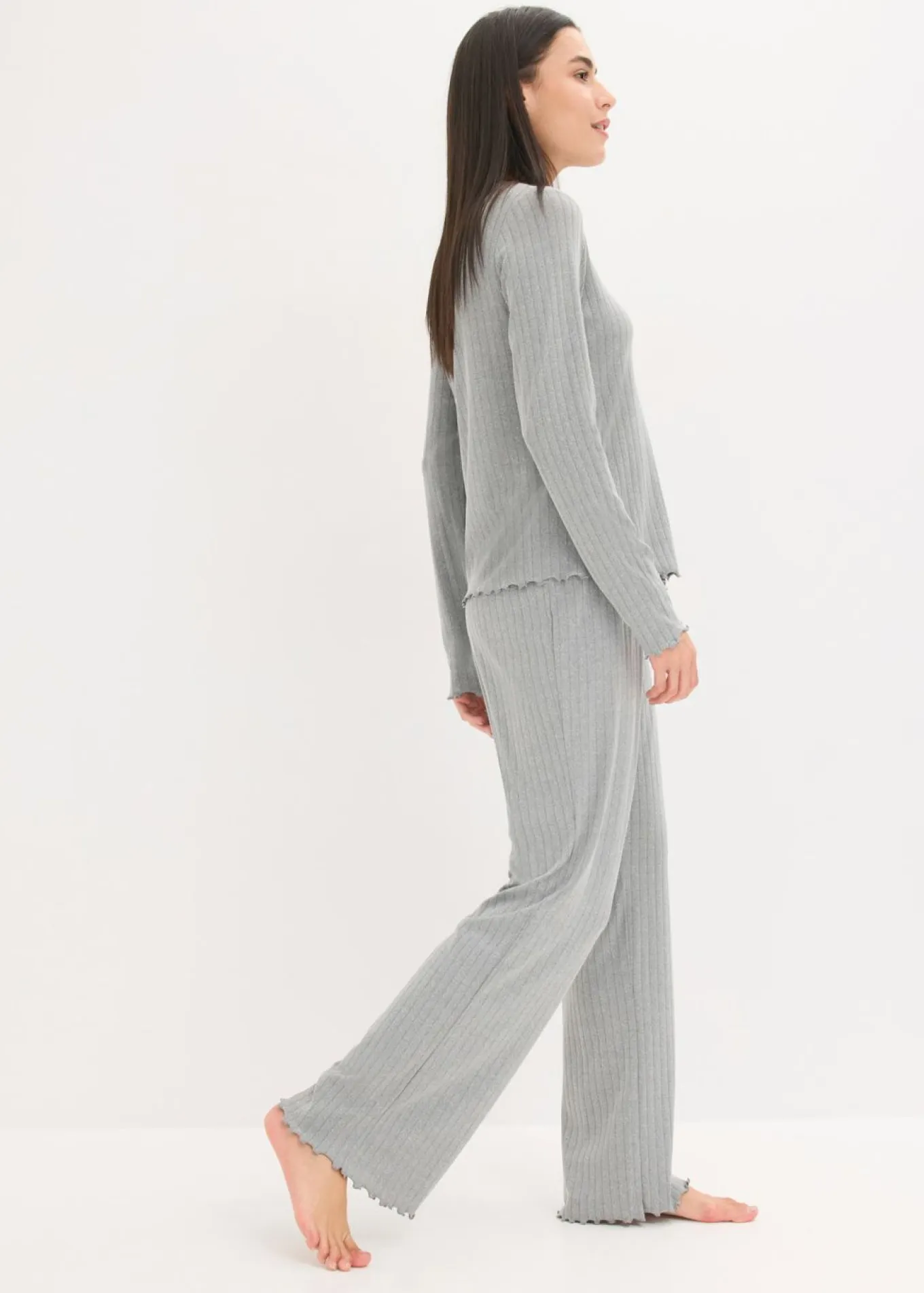 Pijama de pointelle suave