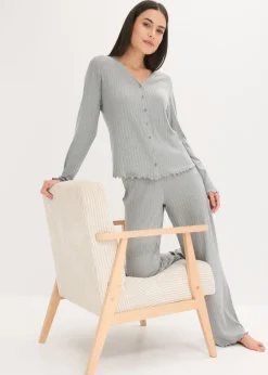 Pijama de pointelle suave