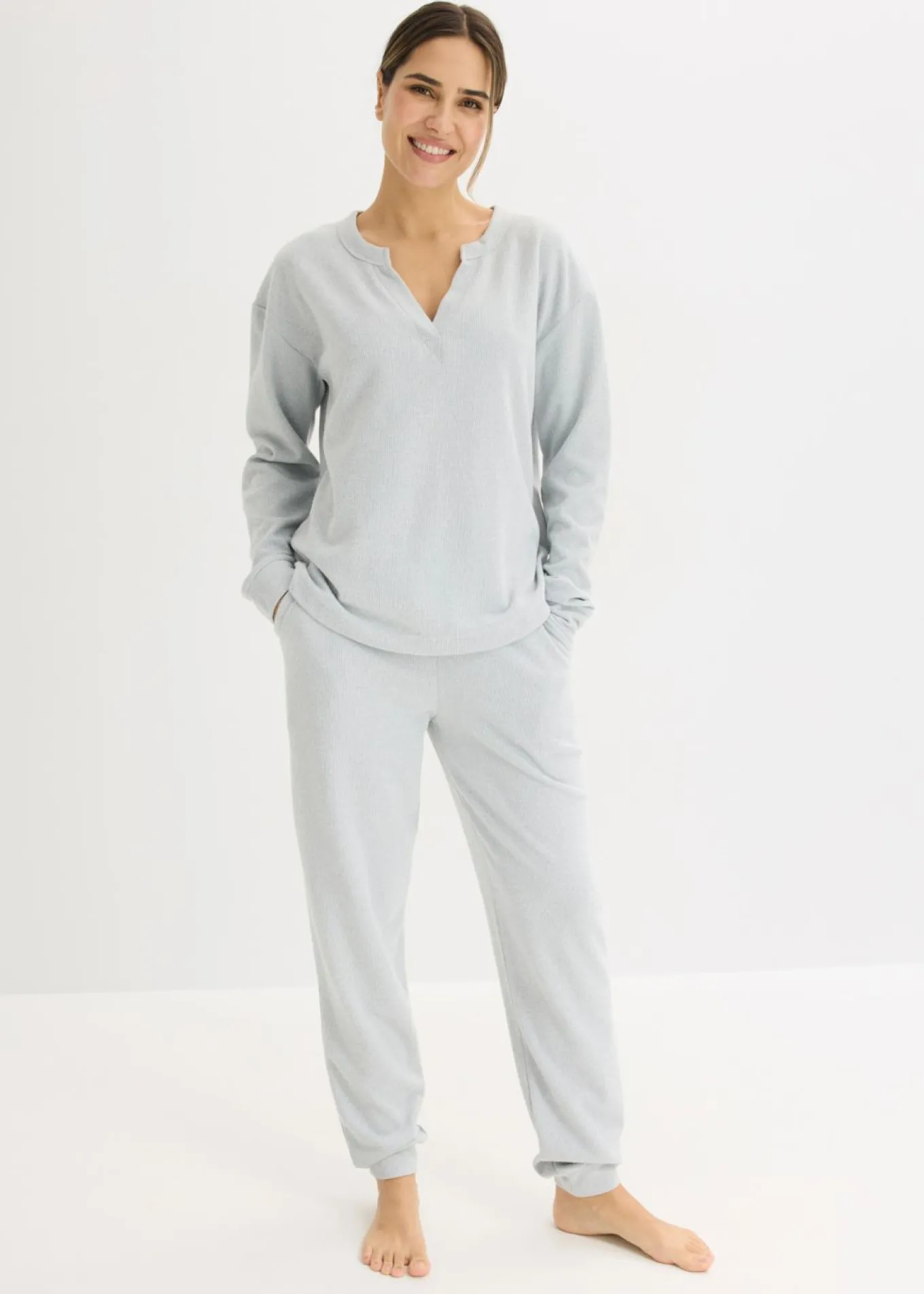 Pijama de suave punto gofrado