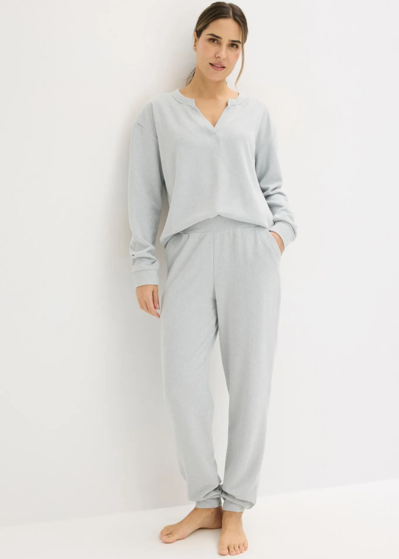 Pijama de suave punto gofrado