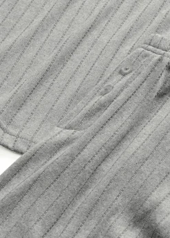 Pijama de suave punto pointelle