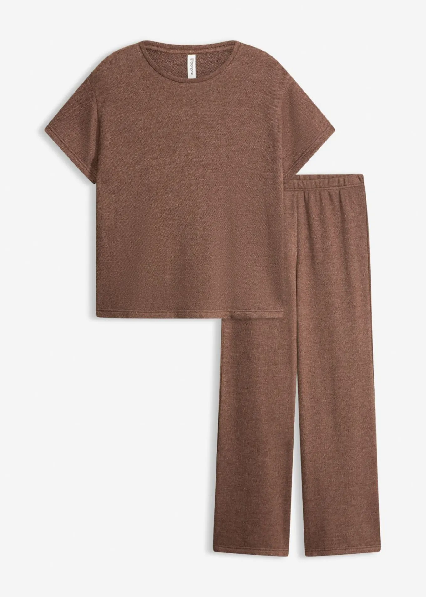 Pijama de tejido estructurado suave