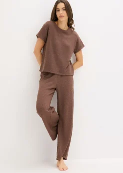 Pijama de tejido estructurado suave