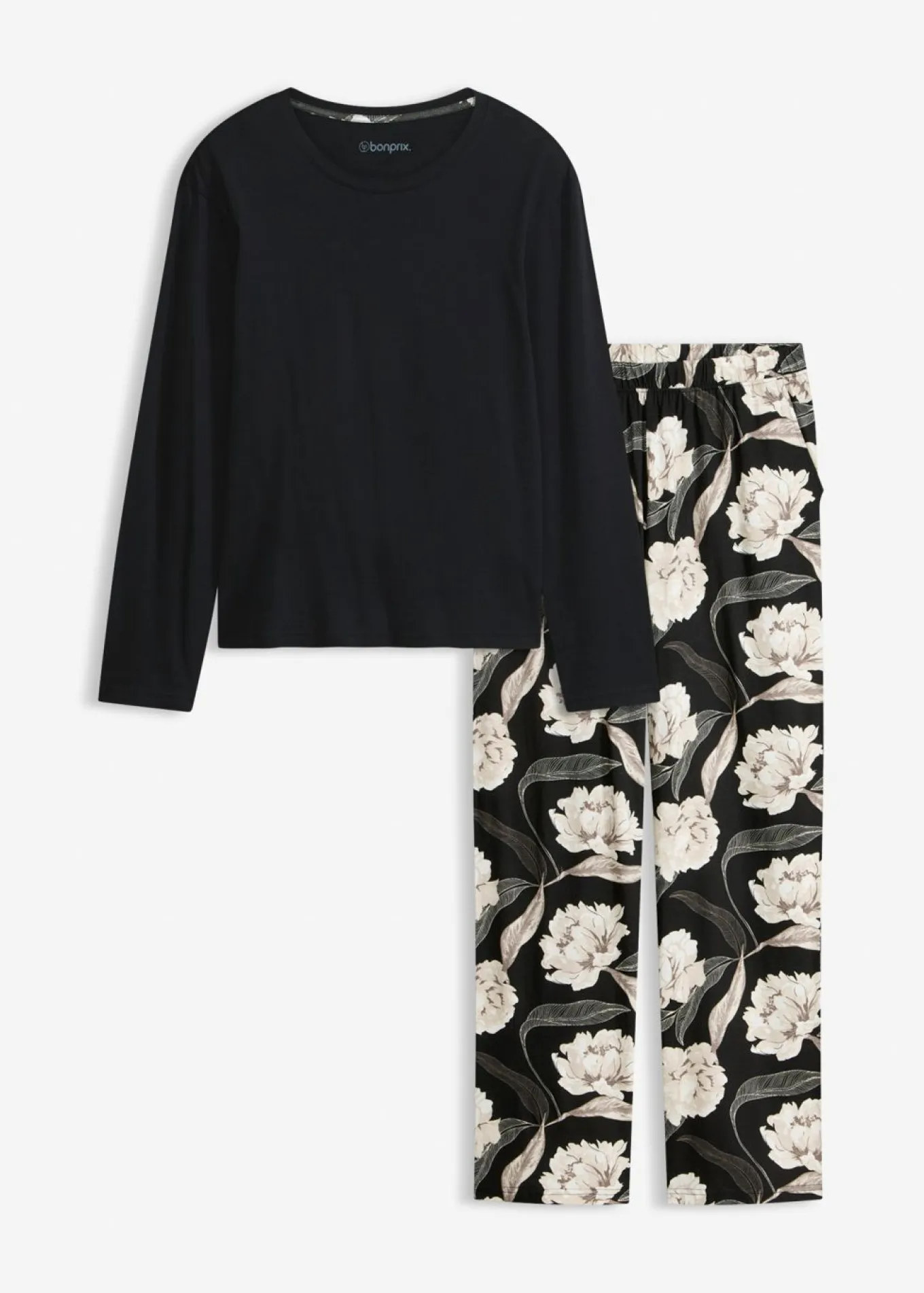 Pijama de viscosa con perneras anchas
