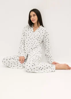 Pijama holgado con botones