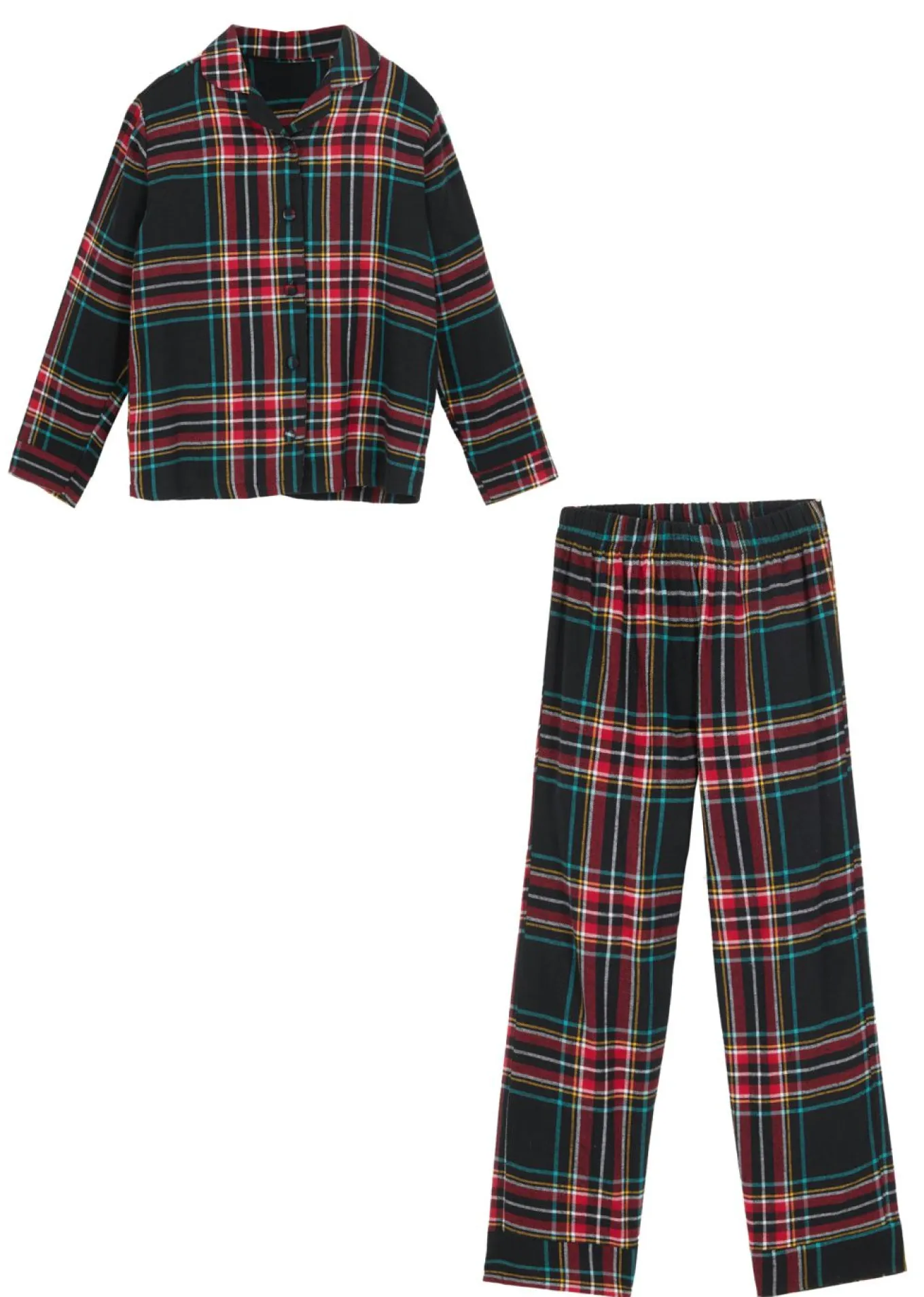 Pijama infantil de franela suave