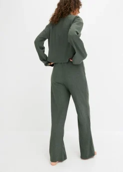 Pijama oversize de suave canalé