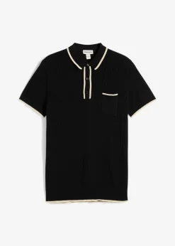 Polo con detalles en contraste