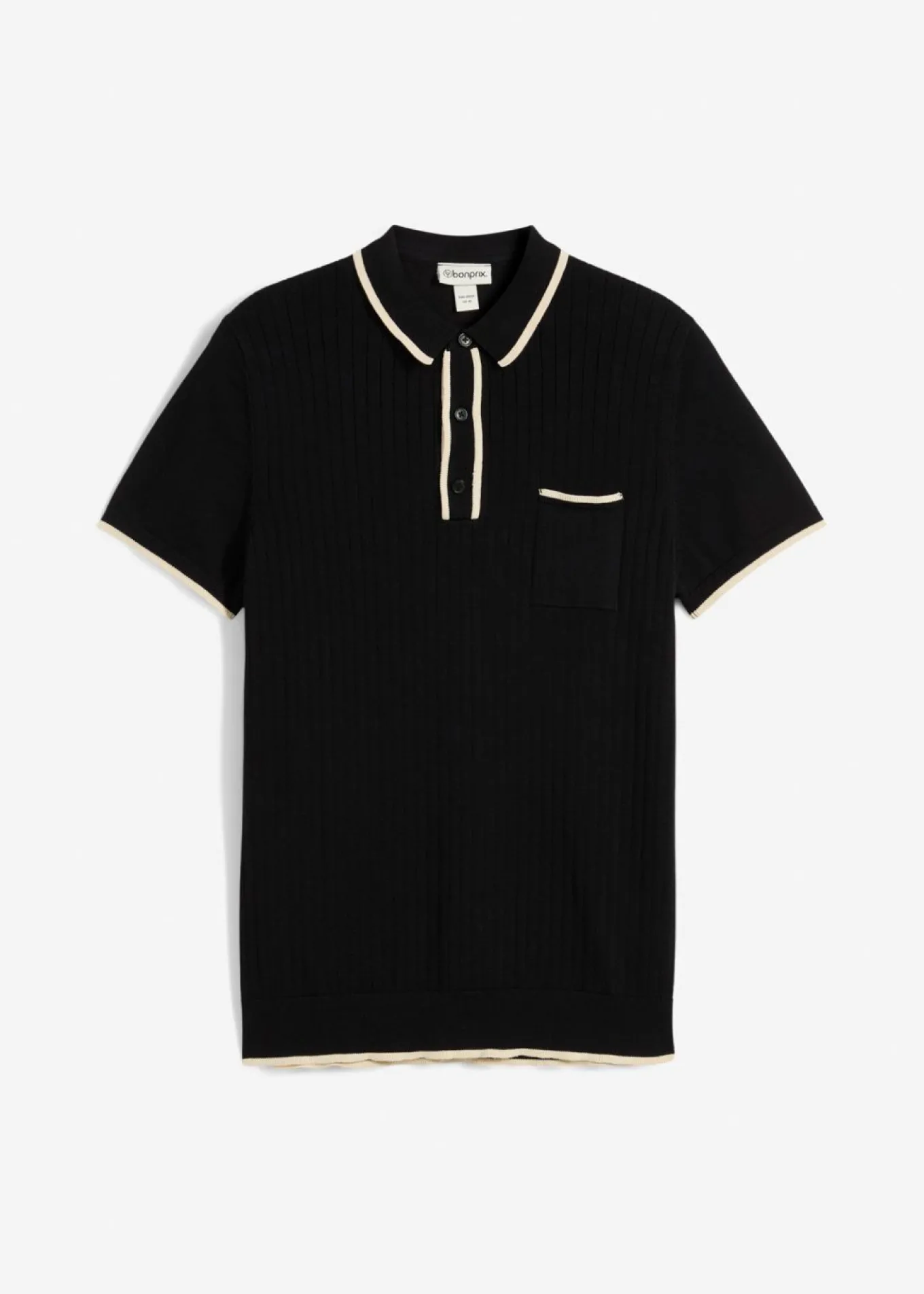 Polo con detalles en contraste
