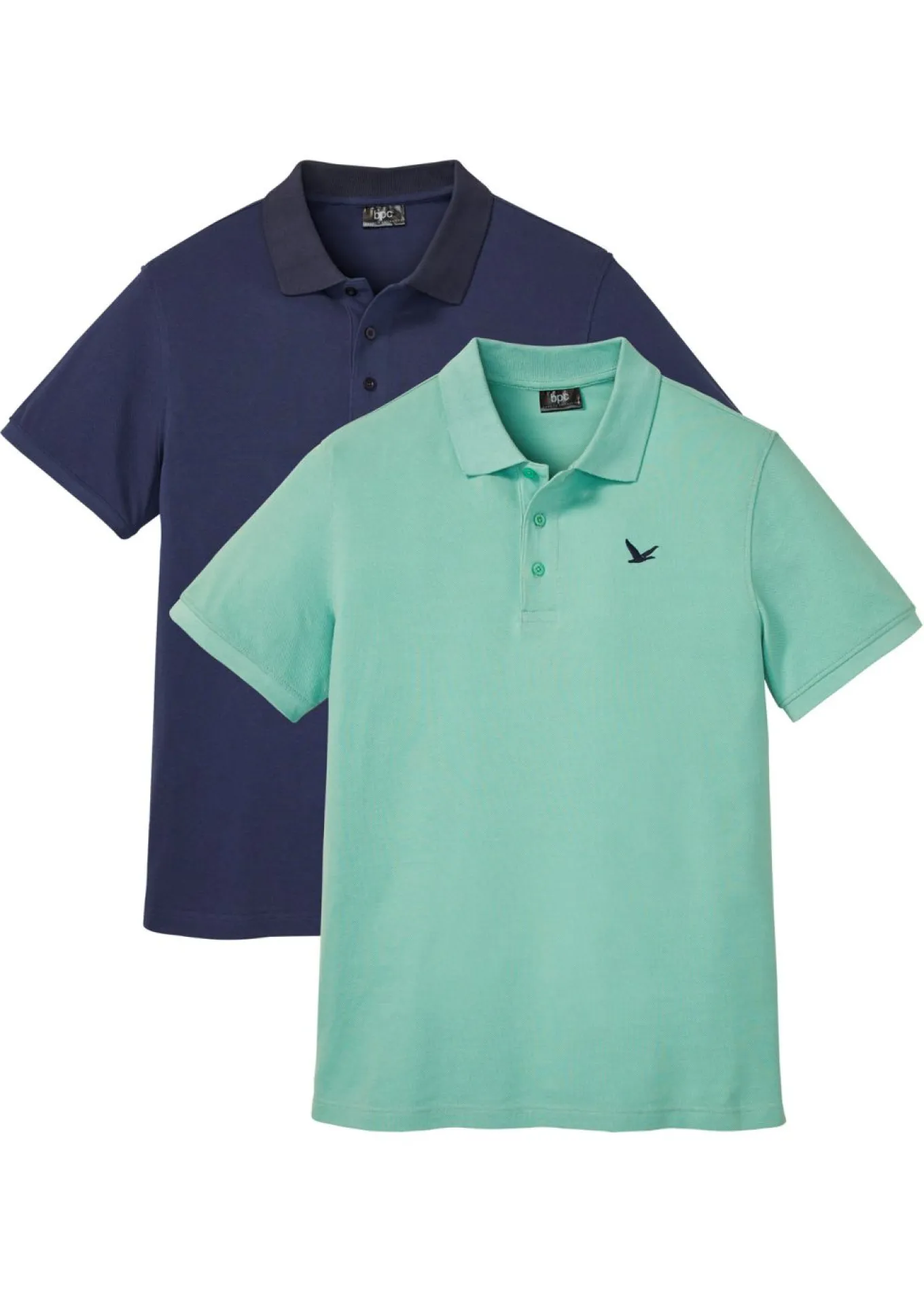 Polo de algodón orgánico puro (2 unidades)