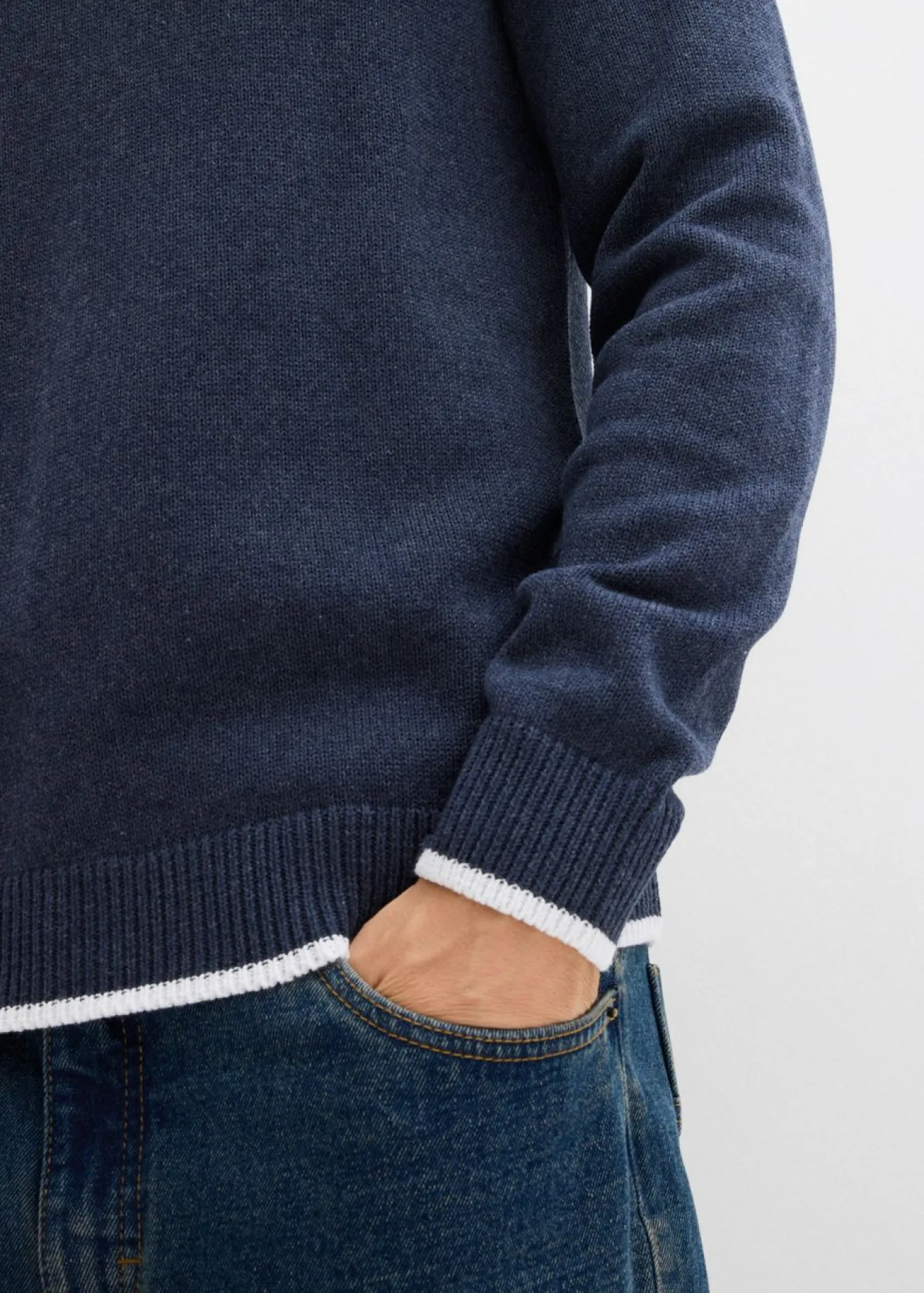 Polo de algodón reciclado