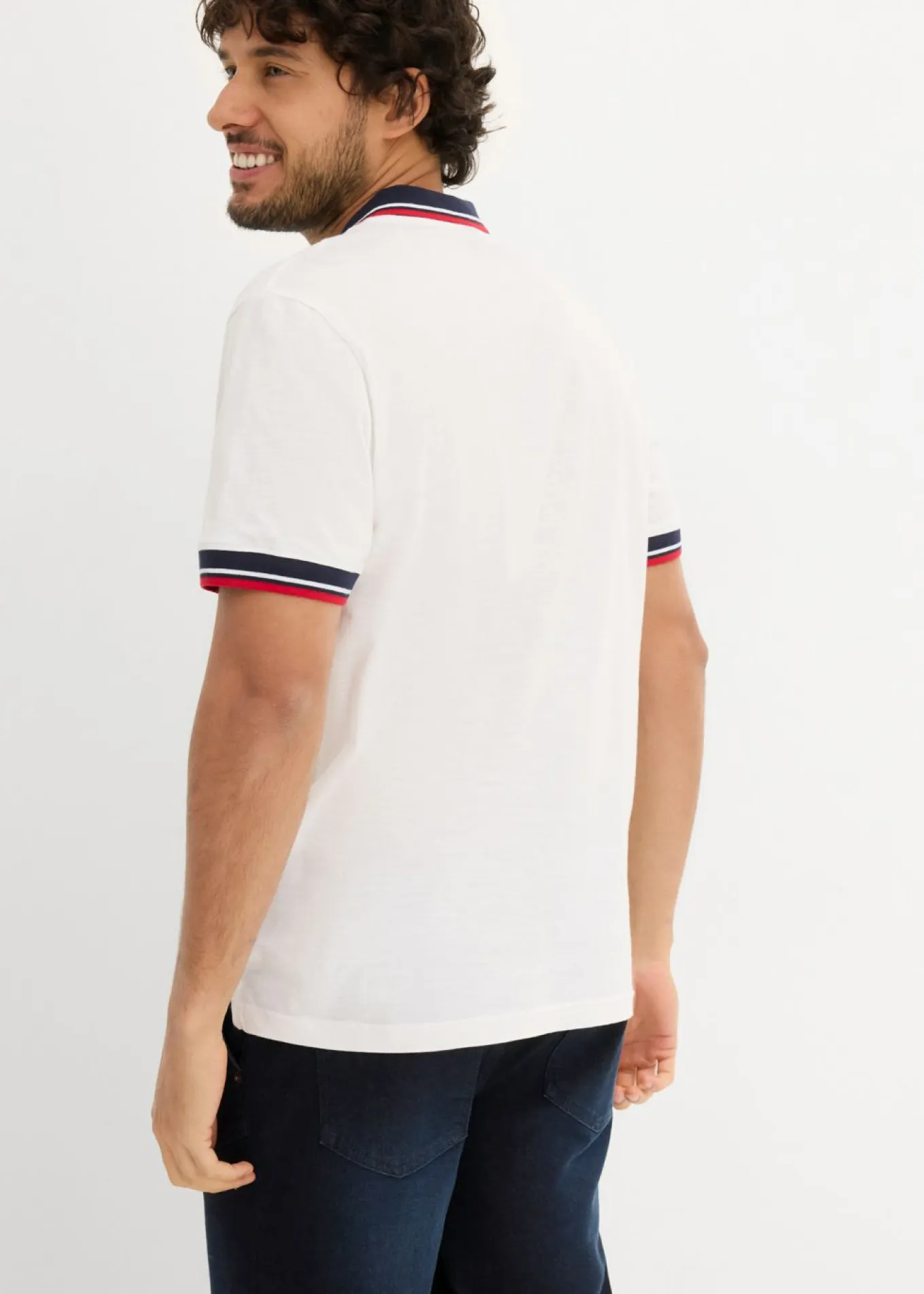 Polo de manga corta de algodón orgánico puro (2 unidades)
