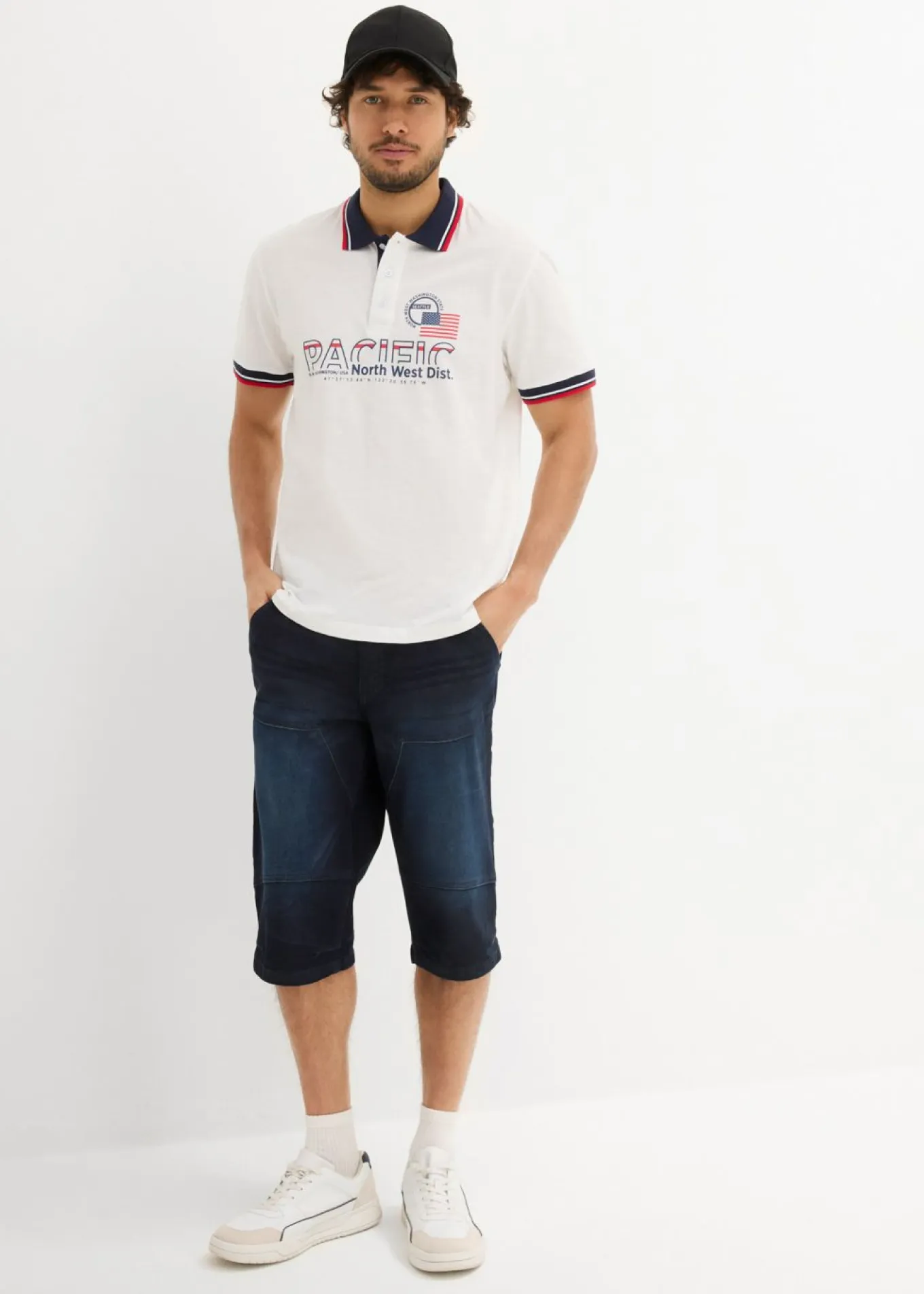 Polo de manga corta de algodón orgánico puro (2 unidades)