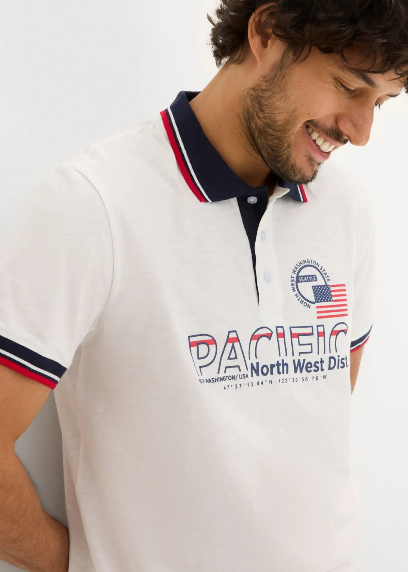 Polo de manga corta de algodón orgánico puro (2 unidades)