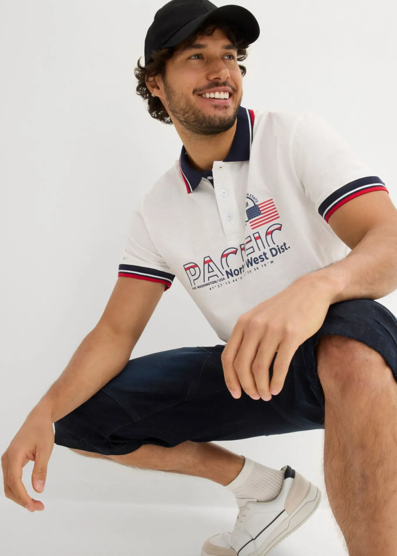 Polo de manga corta de algodón orgánico puro (2 unidades)