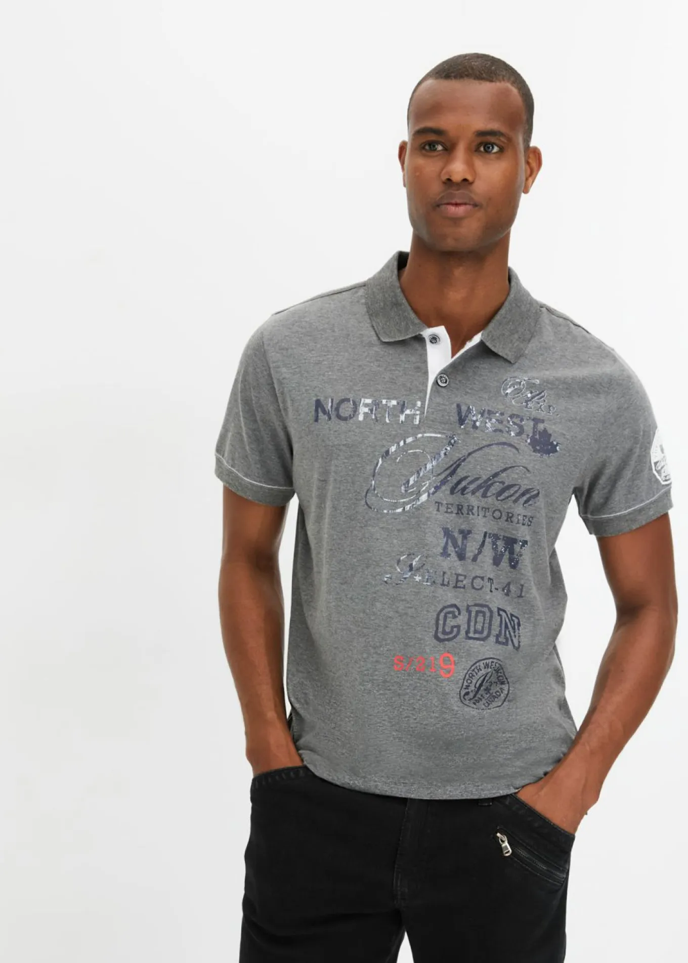 Polo de manga corta de punto