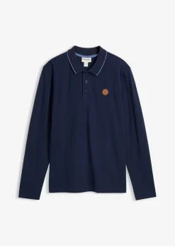 Polo de manga larga de algodón orgánico puro