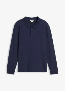 Polo de manga larga de algodón orgánico puro