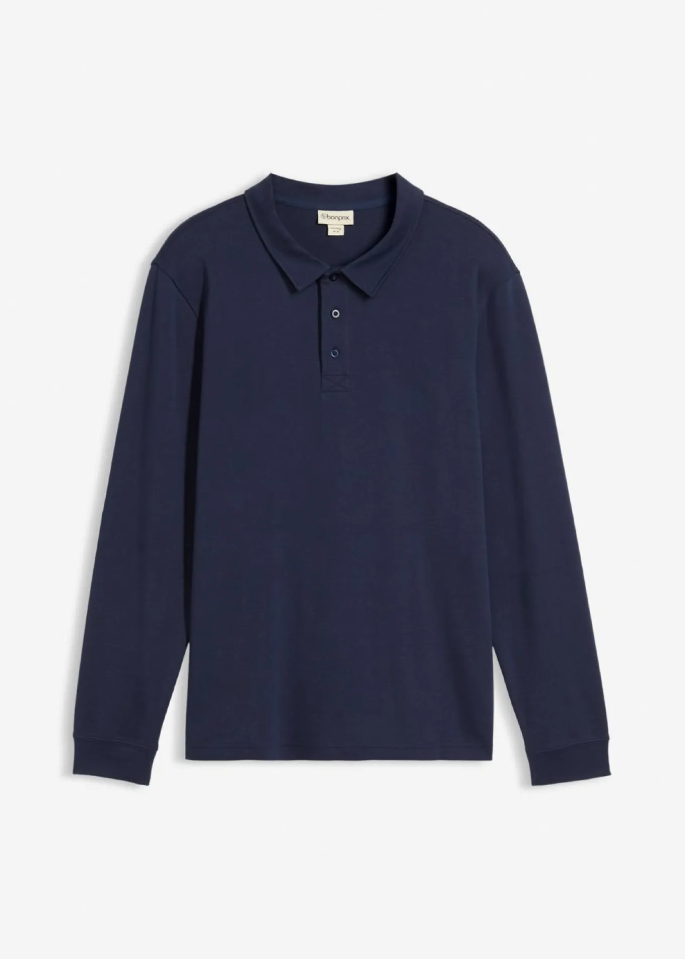Polo de manga larga de algodón orgánico puro