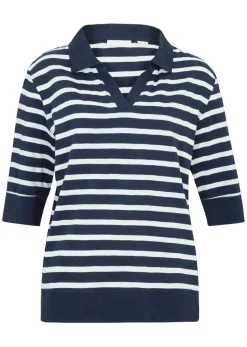 Polo de mezcla de algodón y viscosa