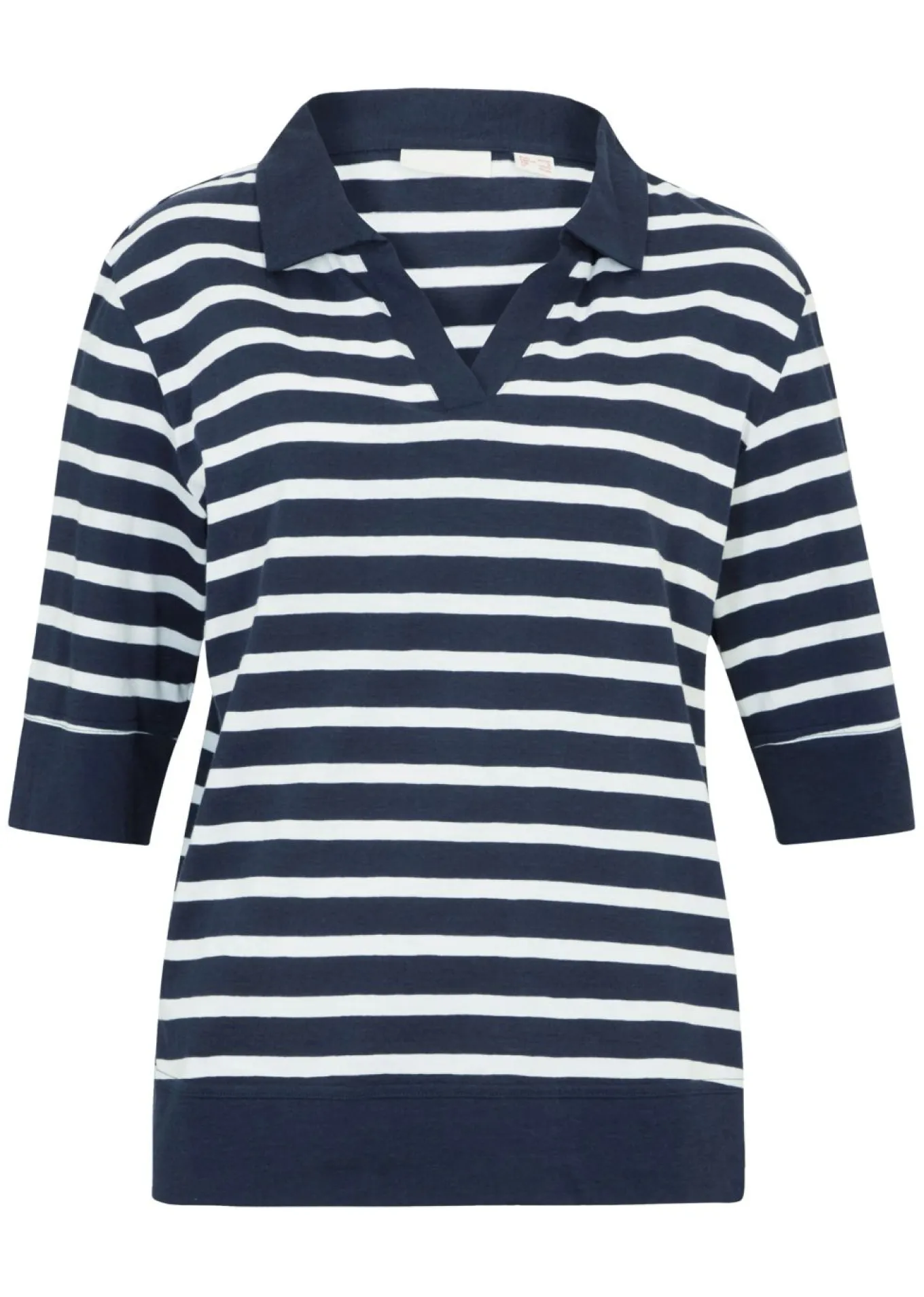 Polo de mezcla de algodón y viscosa
