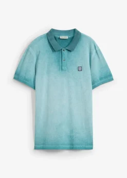 Polo de piqué con aspecto desgastado