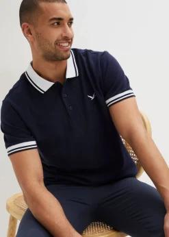 Polo de piqué de algodón ecológico puro