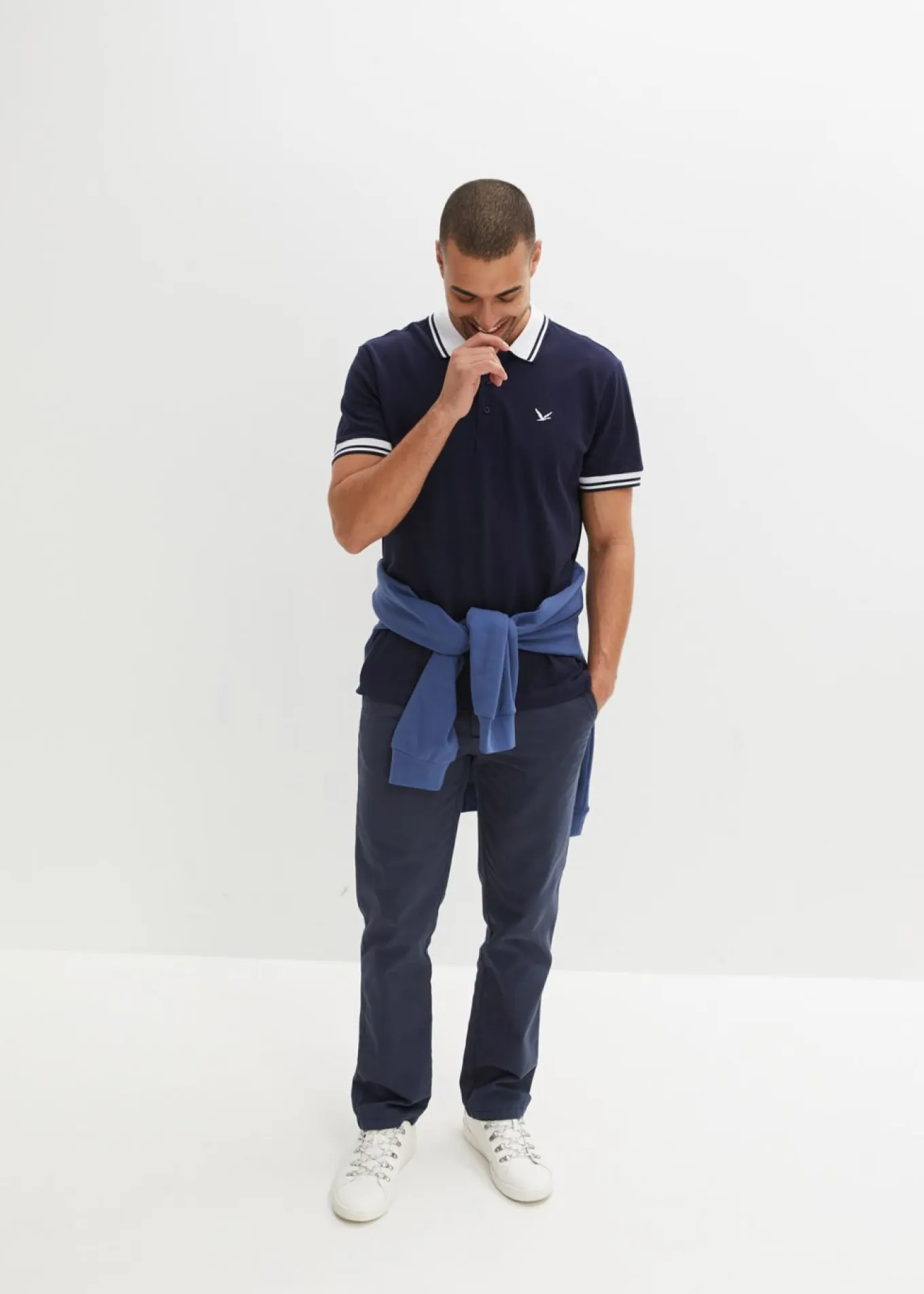 Polo de piqué de algodón ecológico puro