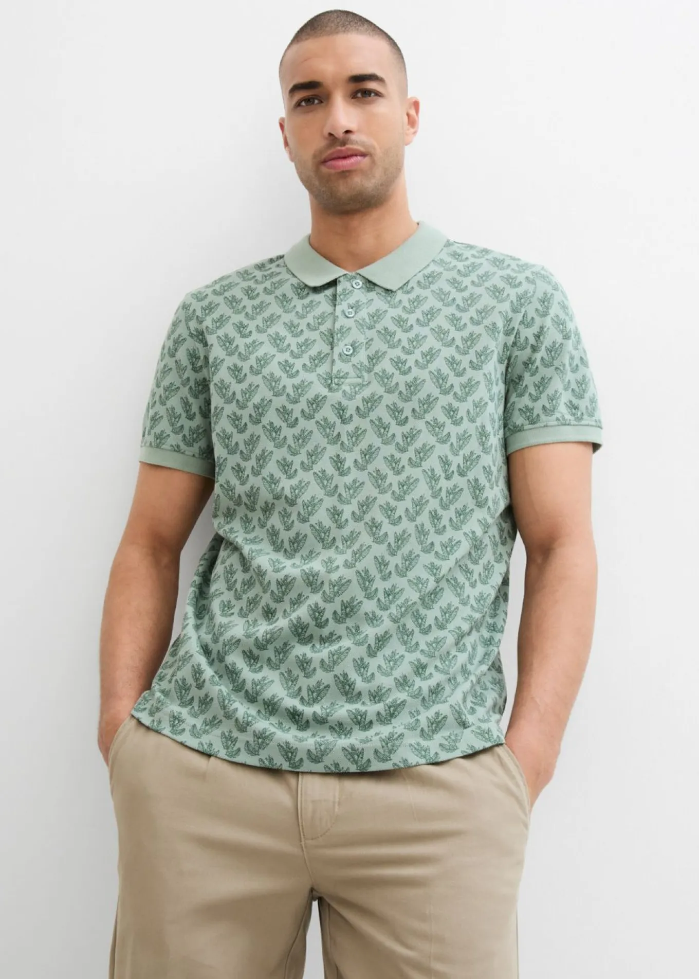 Polo de piqué de algodón ecológico puro